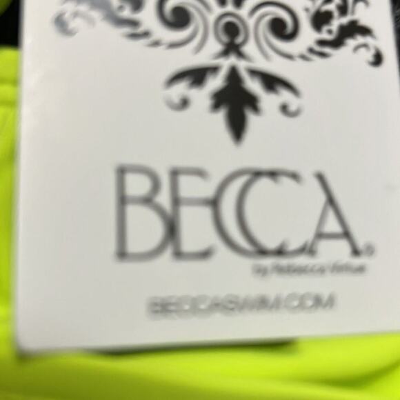 NWT BECCA BY REBECCA VIRTUE LIME‎ GREEN BIKINI SET VARIOUS - Picture 7 of 7